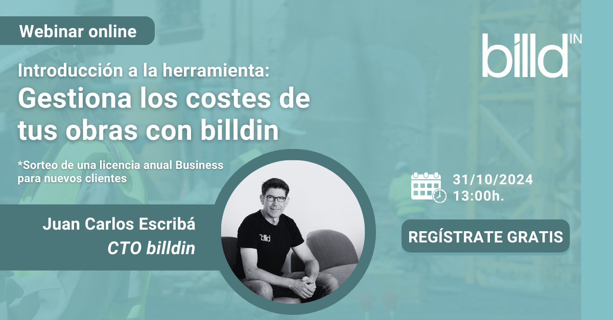 Webinar billdin controla costes de construcción